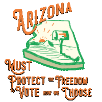 Voting Rights Freedom Sticker by Creative Courage