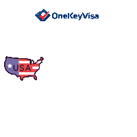 Travel Usa Sticker by onekeyvisa