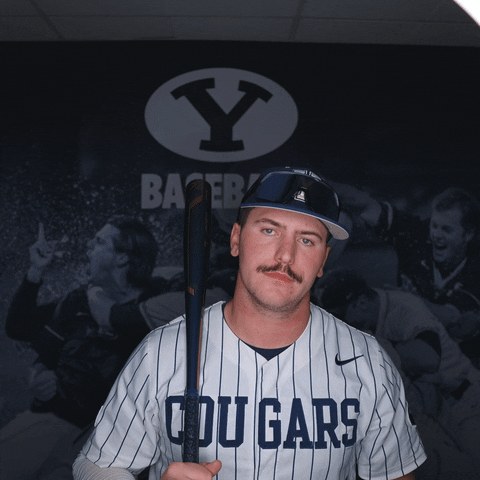 Sport Baseball GIF by BYU Cougars