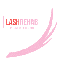 thelashrehab real results realresults lashrehab real lashes Sticker
