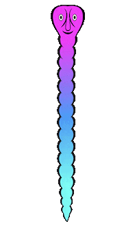 Worm Dna Sticker by CUPCO