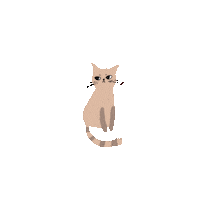 minmoostudio cat work newwork catwork Sticker