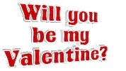 Valentines Day Will You Be My Valentine Sticker by OpticalArtInc.