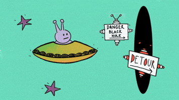 snikhead alien ufo black hole saucer GIF