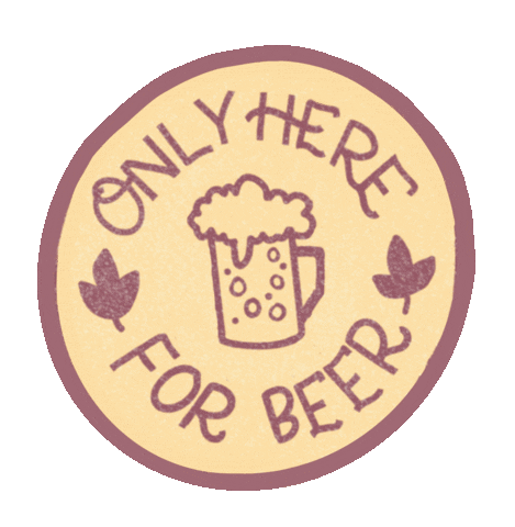 Happy Sunday Beer Sticker