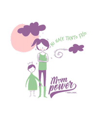 mom mompower Sticker by MOMTOMOM