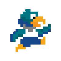 8-Bit Pixel Sticker by Anne Arundel Community College