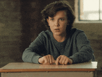 shocked millie bobby brown GIF by Converse