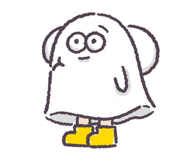 Happy Ghost Sticker