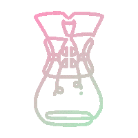 CANDP coffee color cafe line Sticker