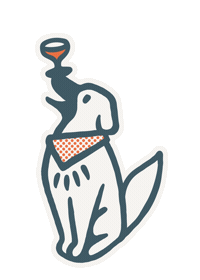 Dog Cocktails Sticker by JonDraws
