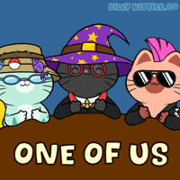 One Of Us GIF by Silly Kitties