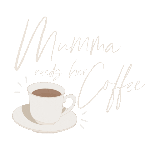 raising_gracie_ coffee mom mommy mum Sticker