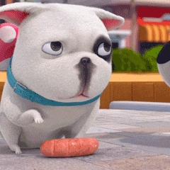 mocoaifay giphyupload animation dog girl GIF