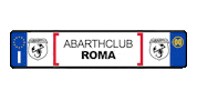 abarthclubroma abarth club roma abarthclub roma Sticker