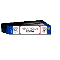 abarthclubroma abarth club roma abarthclub roma Sticker