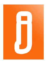 Alphabet J Sticker by ratedglobal
