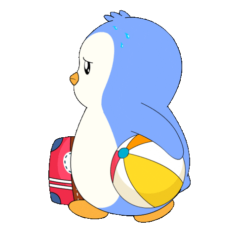 Sad Day Off Sticker by Pudgy Penguins