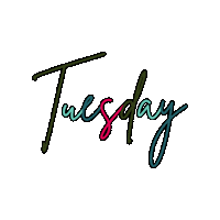 Happy Tuesday Sticker by The Greener Earth Project