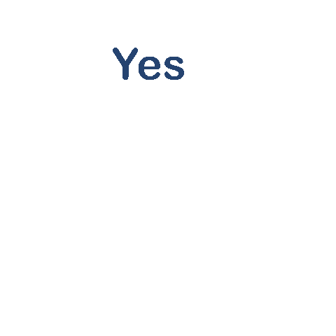 Yes Sticker by Orangery