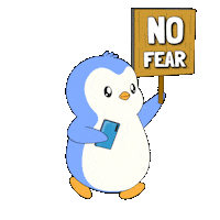 Penguin Keep Going Sticker by Pudgy Penguins