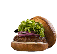 burger Sticker by Moses
