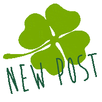 harries-plantdesign new post newpost grun kleeblatt Sticker