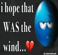The Wind Blue Emoji GIF