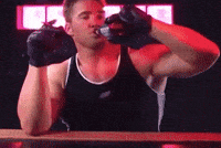 Billy Herrington Drinking GIF