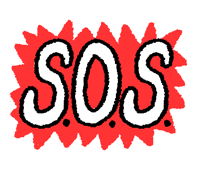 Sos Sticker by Alabaster Pizzo