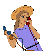 Phone Hello Sticker