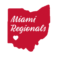 Miami U Sticker by Miami University Regionals