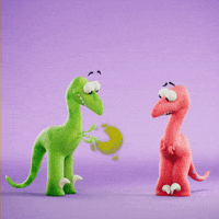 Sculpting Toxic Love GIF by Claynosaurz