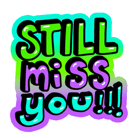 Missing You Sticker Sticker by megan lockhart
