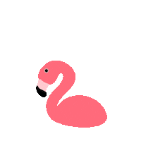 Pink Bird Sticker