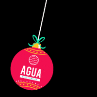 aguaencajamejorco agua en caja - navidad bola roja GIF