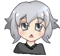 zCero0 white chat chibi blanco Sticker