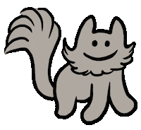 Happy Cat Sticker by Ruppert Tellac