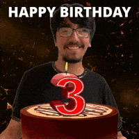 3Rd Birthday 3 Years Old GIF
