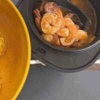 Satisfying Lets Eat GIF by Rice Robot