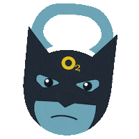 Wonder Woman Batman Sticker by O2 Fitness Clubs