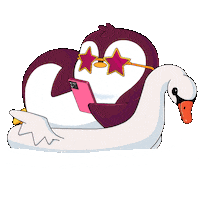 Chilling Day Off Sticker by Pudgy Penguins