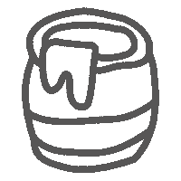 Honey Honig Sticker by Bäckerei Therese Mölk
