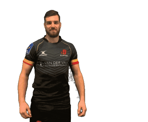 Belgium_Rugby giphyupload rugby check attitude Sticker