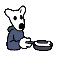 In The Kitchen Cooking Sticker by $DOGS Community