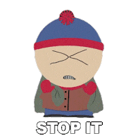 Stop It Stan Marsh Sticker by South Park