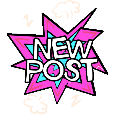 New Post Sticker by Digital Draw