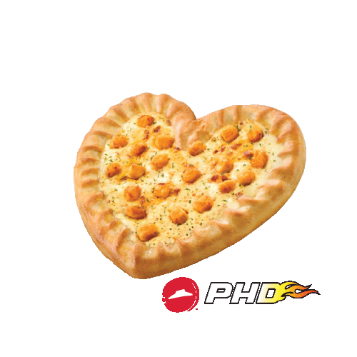 Phd Pizza Heart Sticker by PizzaHutID