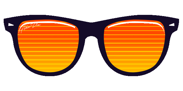 80s outrun Sticker by Arkadia1981