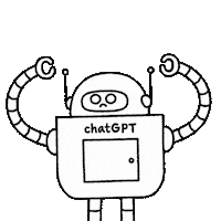 Mad Artificial Intelligence Sticker by Andrew Bell